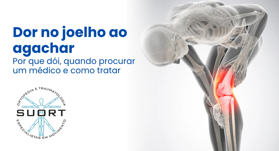 dor no joelho ao agachar tratamento ortopedista Perdizes São Paulo