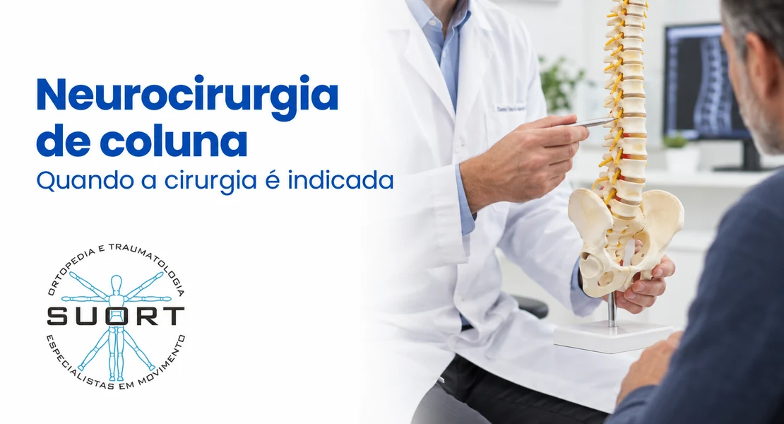 Neurocirurgia de coluna: avaliação da coluna vertebral com equipe especializada na SUORT Clínica Integrada, Perdizes, São Paulo
