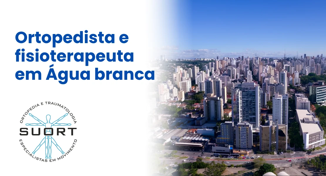 Ortopedista e fisioterapia com convênio perto da Água Branca, SP, zona oeste de São Paulo