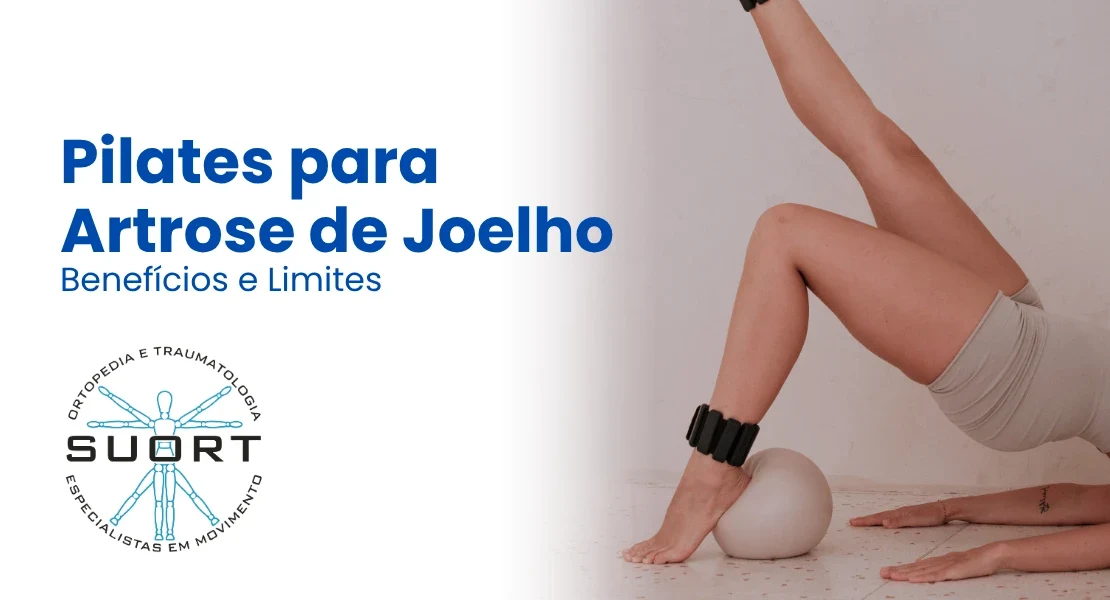 Pilates para artrose de joelho no reformer com carga controlada, conduzido por fisioterapeuta na SUORT Clínica Integrada, Perdizes, São Paulo