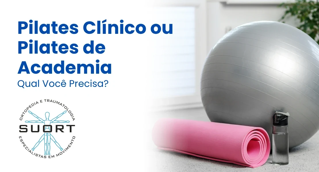 Pilates clínico conduzido por fisioterapeuta com avaliação individual, comparado ao pilates de academia, na SUORT Clínica Integrada em Perdizes, São Paulo